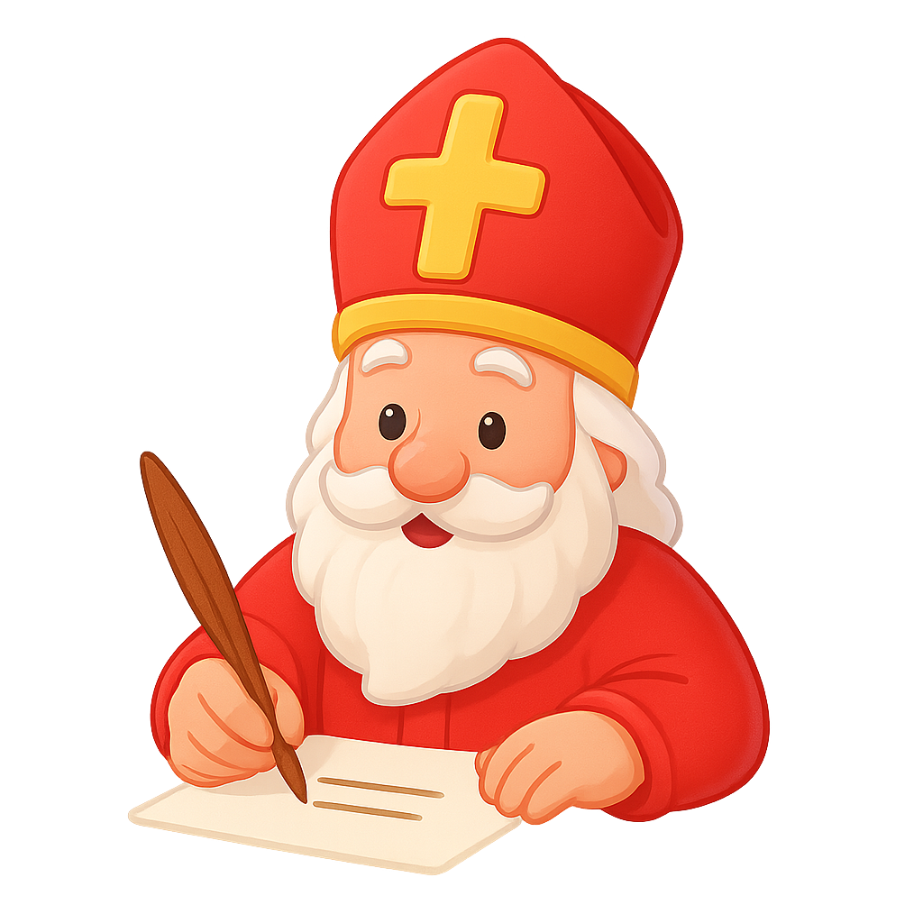 Illustratie van Sinterklaas